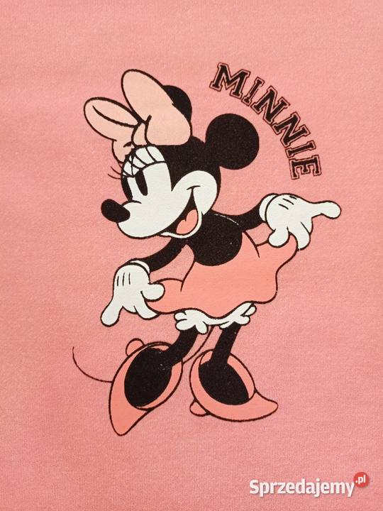 Sukienka babydoll dziewczęca różowa Myszka Płock