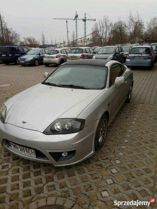 Hyundai Coupe 20 LPG srebrny Poznań sprzedam