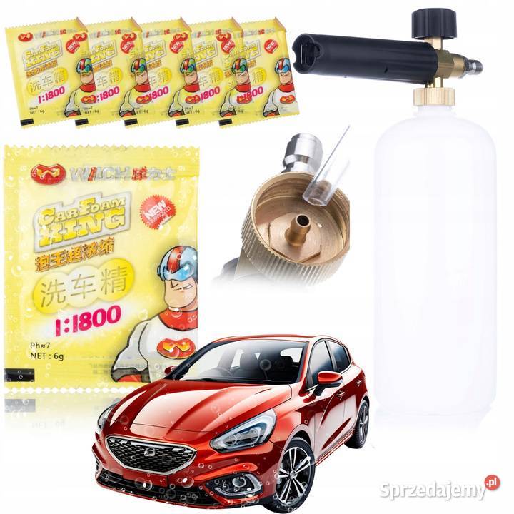 Piana Aktywna 5x 6g Pianownica 1000ml do Myjki Narzędzia Ludźmierz