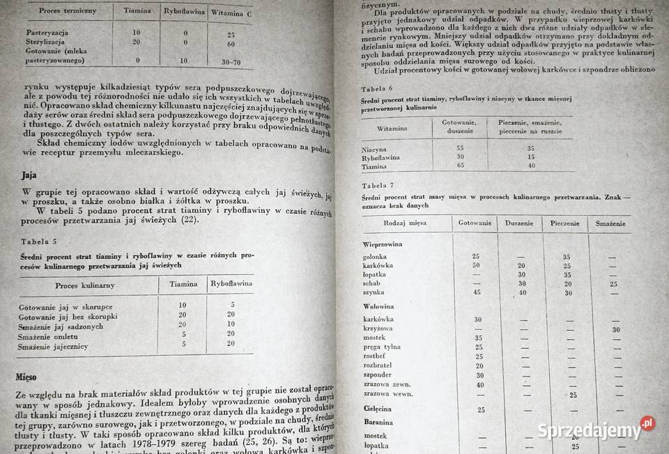 Skład i wartość odżywcza produktów spożywczych Chełm