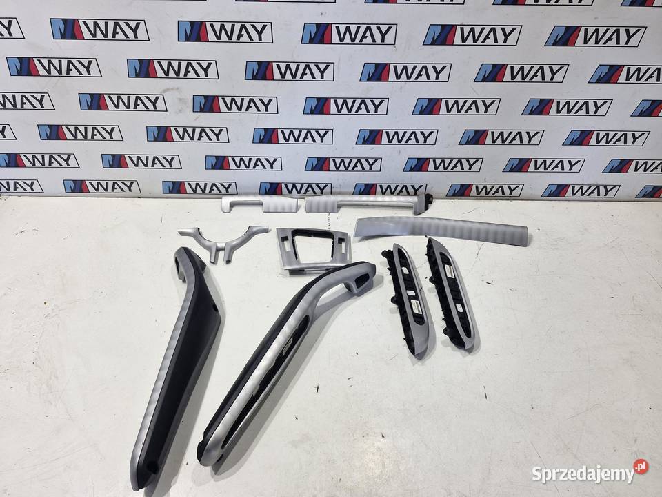 BMW E46 COUPE LISTWY DEKORY ALU KOMPLET