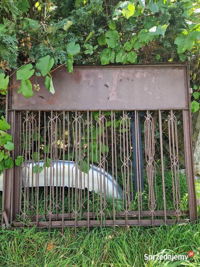 Stara solidna brama Gruby materiał Żyrardów sprzedam