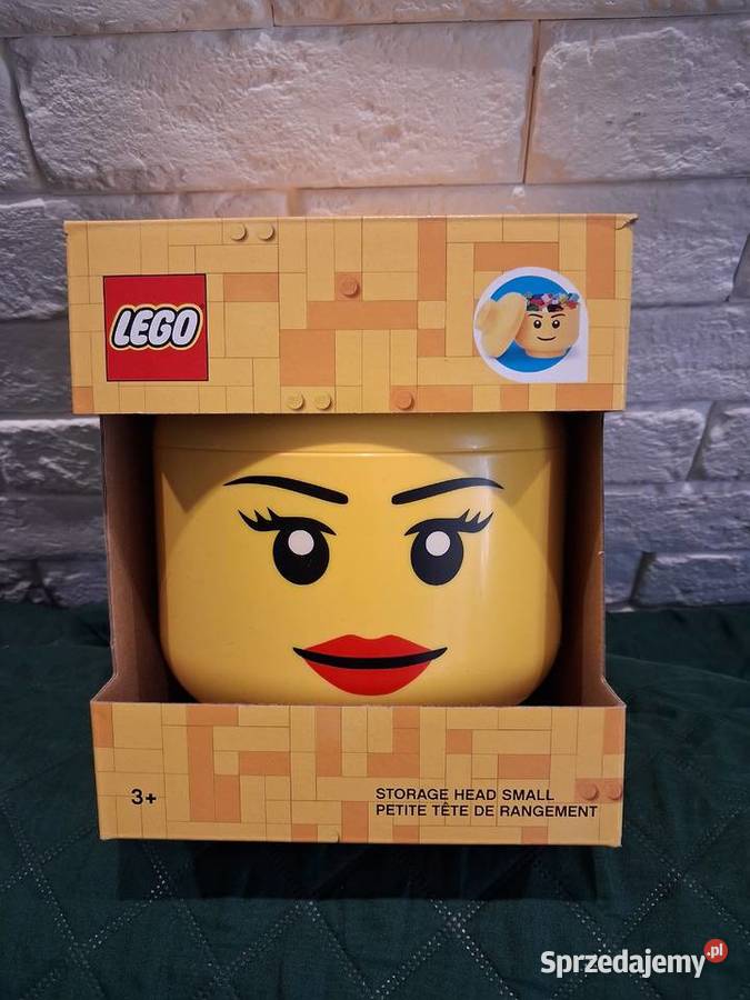 Nowy pojemnik LEGO Głowa Łódź