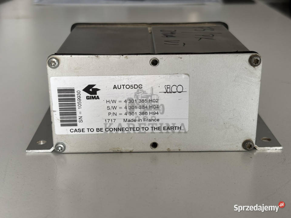 Moduł Skrzyni Claas Valtra Massey Ferguson Auto