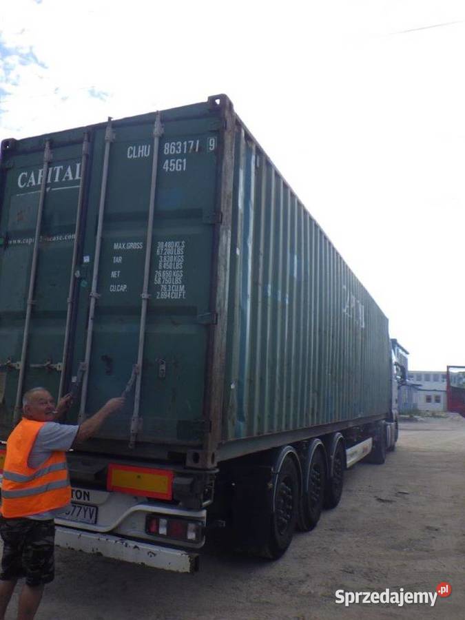 Kontenery morskie 40 HC CW12 m Promocyjna Rawa Mazowiecka sprzedam