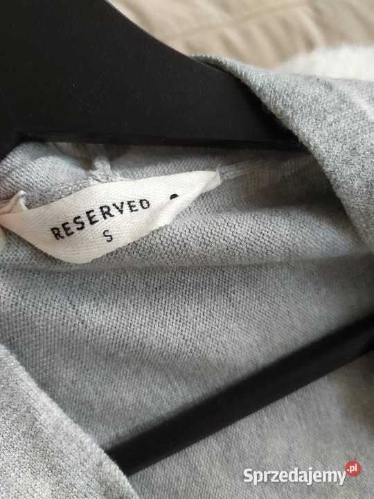 Sweter szary wiosenny kardigan 36 S Reserved Bez wzoru Koszalin