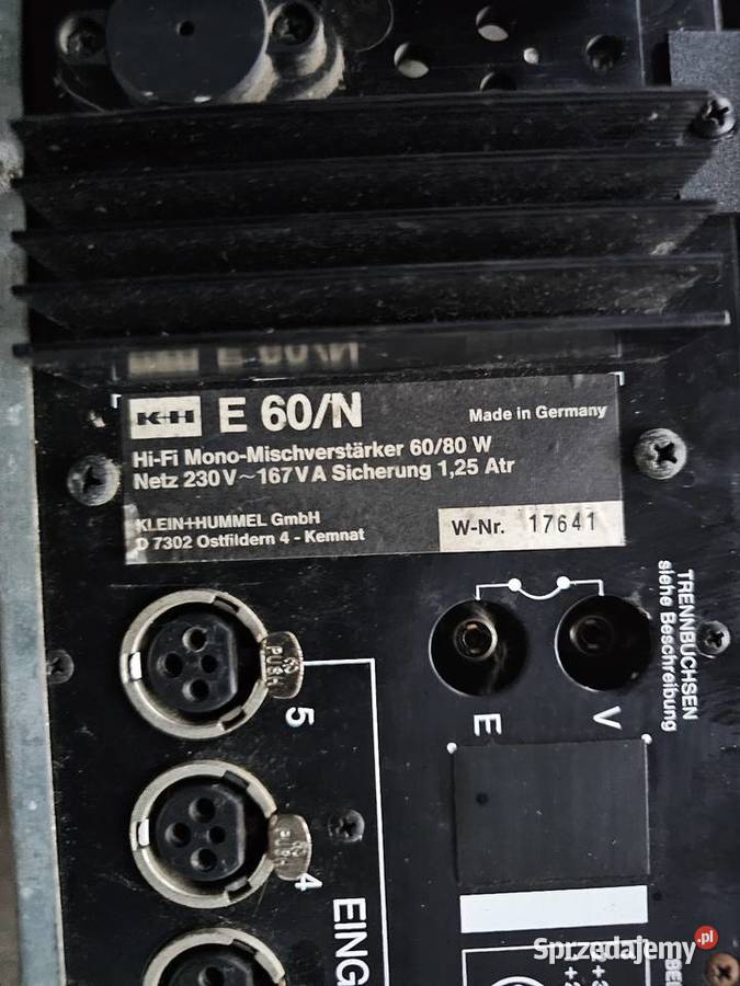 Wzmacniacz KH amplifier mixer E 60N warmińsko-mazurskie Olsztyn