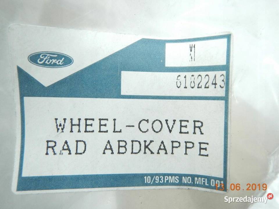 KOŁPAK 14 FORD ESCORT MK5 9095 ORYGINAŁ z ASO lubelskie