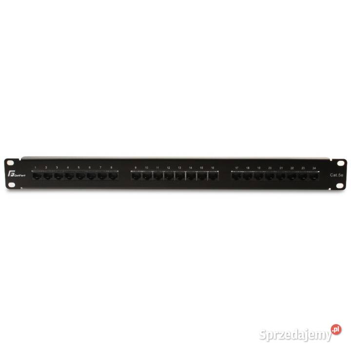 PATCH PANEL UTP CAT5E 24 PORTY PGF5EUTP24B5 Knurów
