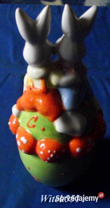 PIĘKNE PORCELANOWE ZAJĄCZKI SZKATUŁKA OKAZJA Stalowa Wola