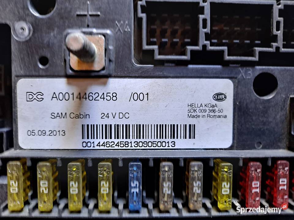 DC A0014462458 MERCEDES MP4 Skrzynka Tablica świętokrzyskie Zawichost