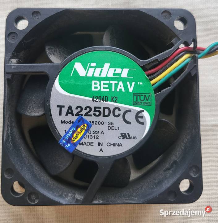 Wentylatory Nidec Beta V TA225DC 12V 60x60mm Włodawa