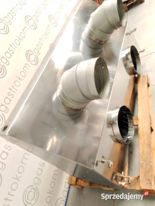 Okap przyścienny trapezowy z łapaczami Wrocław