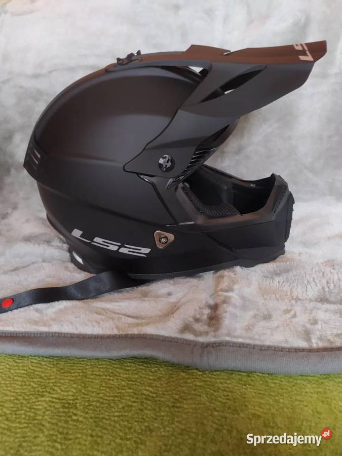Kask LS2 mxf437 fast evo matt black łódzkie Kodrąb sprzedam