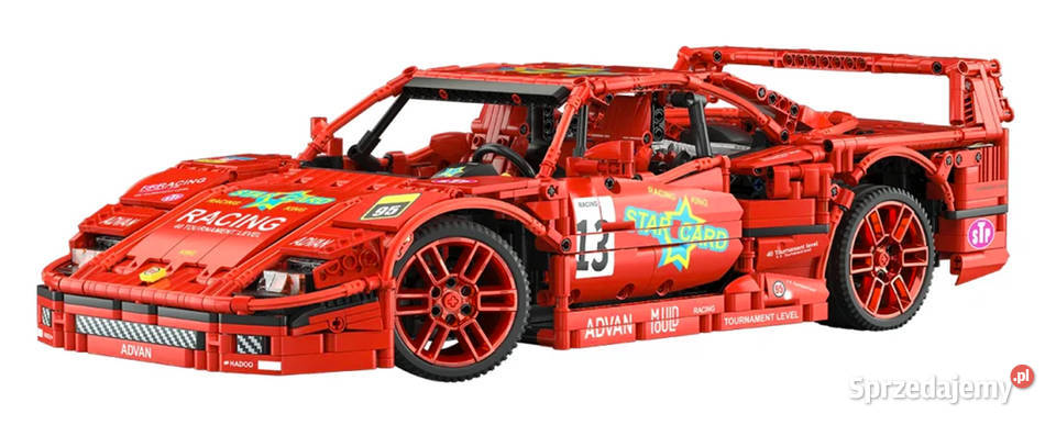 Klocki auto sportowe czerwone 2688 el 110 Warszawa