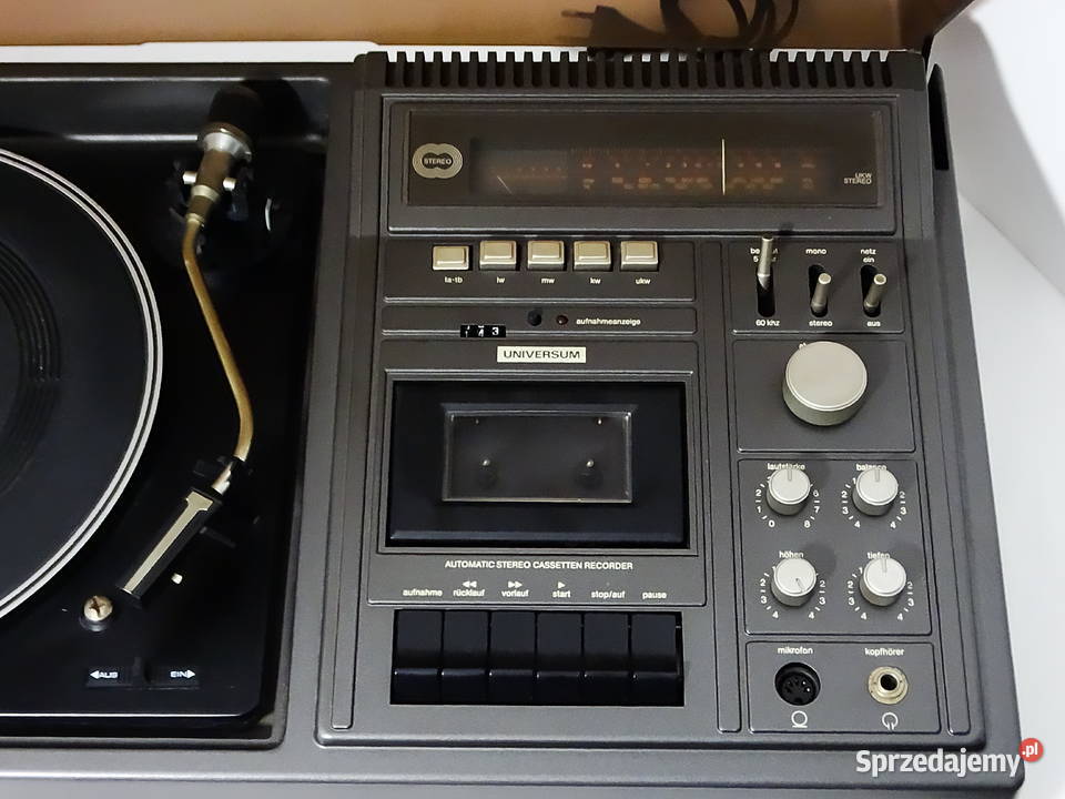 Zestaw audio Universum VTCF 891 gramofon lubelskie Biłgoraj
