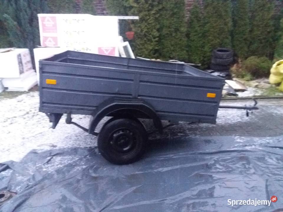 Przyczepa samochodową sprawna zarejestrowana burtowe Myszków