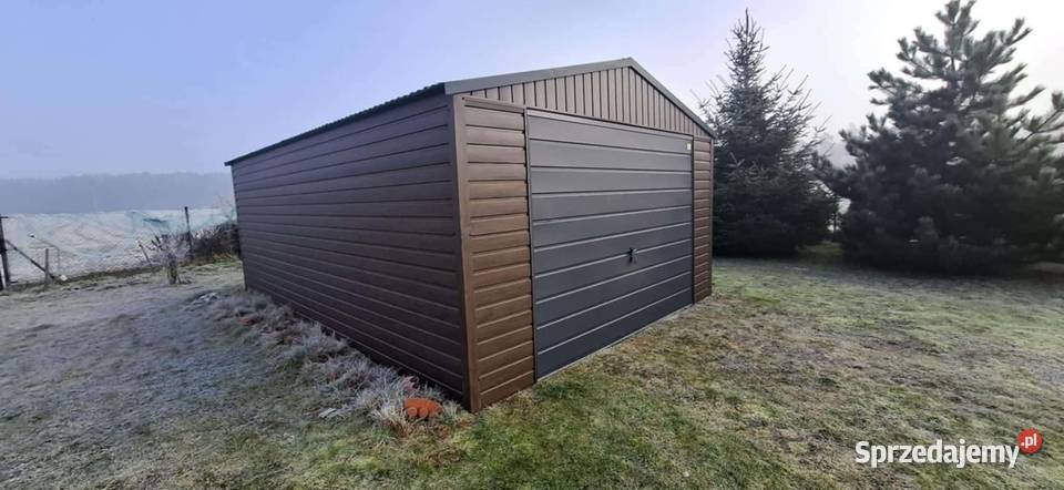 Garaż blaszany blaszak wiata schowek magazyn Hale i magazyny wielkopolskie sprzedam