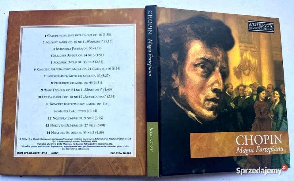 Fryderyk Chopin Magia Fortepianu CD z Książeczką klasyczna Płyty i kasety Opole
