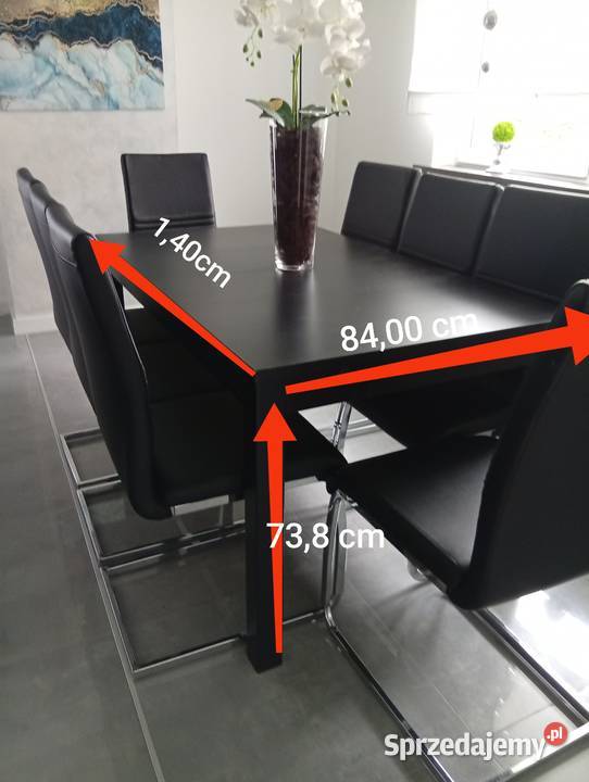 Stół czarny Ikea Bjursta