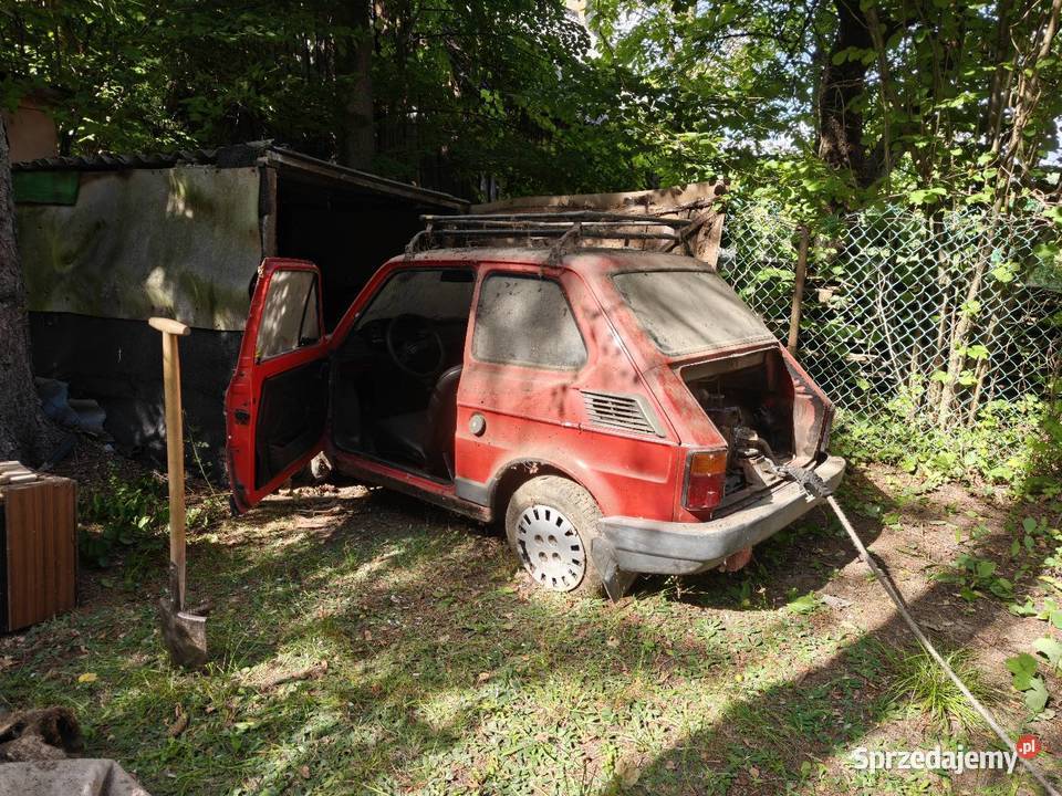 Fiat 126p Maluch na części Barn Find uszkodzony Pruszków