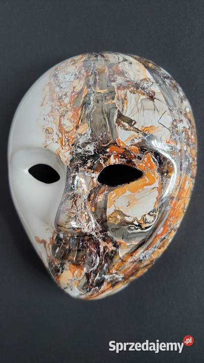 Maska Obraz maska ceramiczna malowana ręcznie