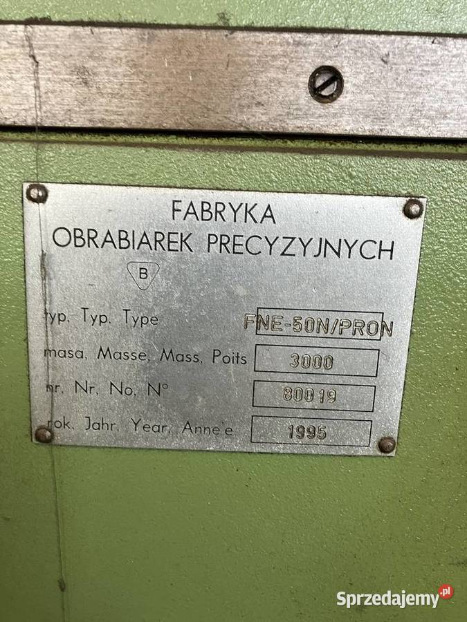 Frezarka narzędziowa CNC AVIA FNE 50 N Toruń