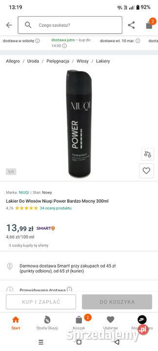 Nowe lakiery do włosów Niuqi XXL 400ml i Niuqi Unisex Bydgoszcz
