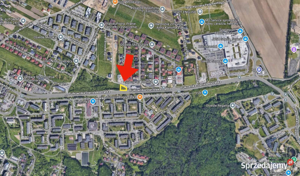 Działka usługowa z MPZP 1130zł/m2 Sprzedaż Gdynia sprzedam