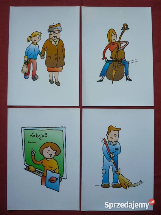 Nowe 22 Obrazki Ilustracje dydaktyczne Zawody Szczecin