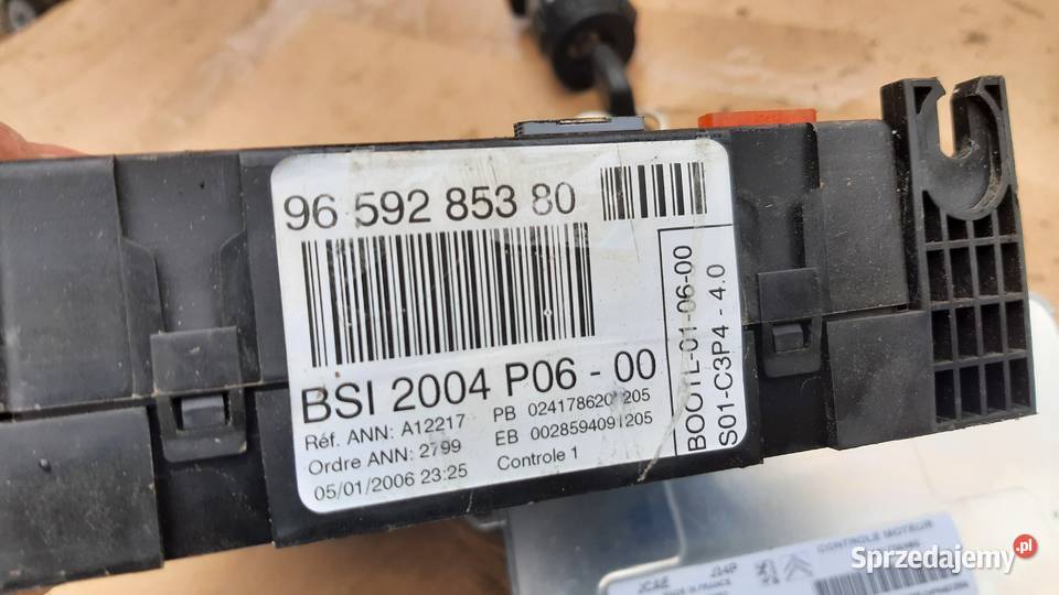 zestaw startowy Citroen c3 I 14 9661700480 osobowe Dębno