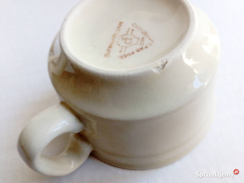 małe filiżanki Pruszków porcelit vintage PRL Ceramika i szkło Częstochowa