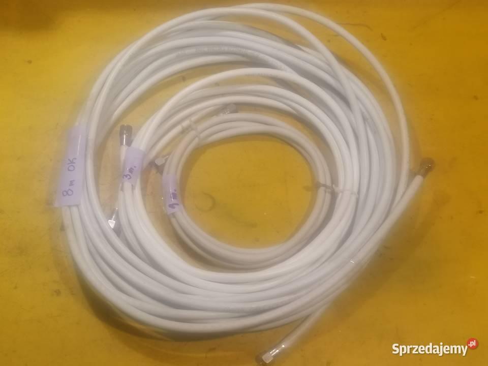 przewody tvsat 8m3m1m miedziane zestaw Piotrków Trybunalski sprzedam