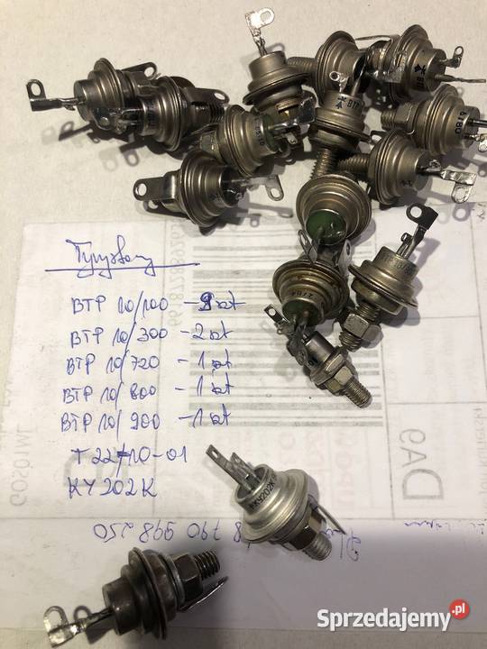 Tyrystor BTP Części i akcesoria kujawsko-pomorskie Bydgoszcz sprzedam