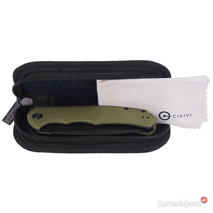 Nóż składany Civivi Praxis Green G10 Black Warszawa