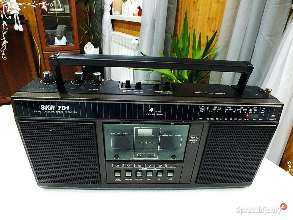 Radioodtwarzacz kasetowy RFT SKR 701 klon Unitra