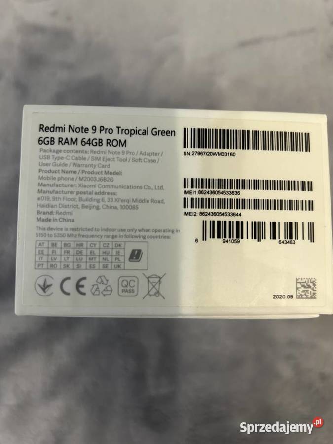 Telefon Redmi Note 9 Pro Zadbany Bez śladów Szczecin