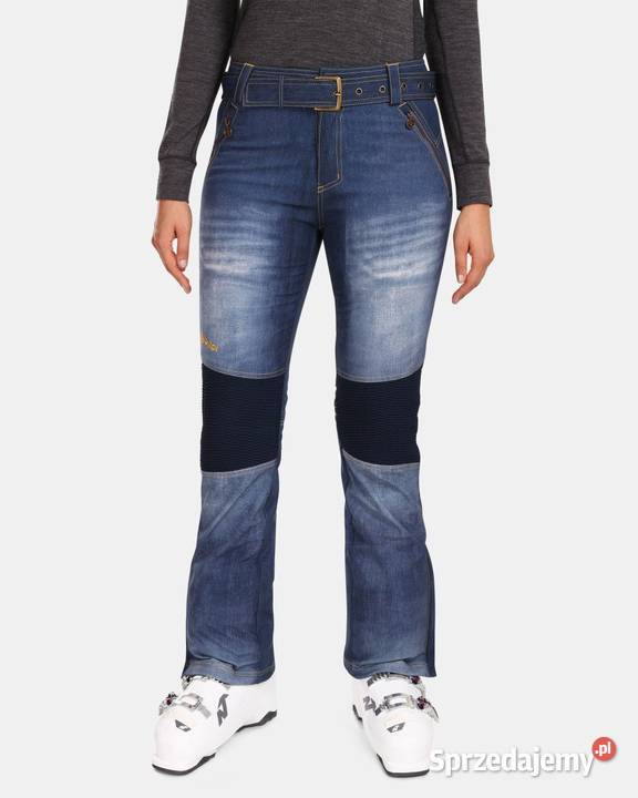 KILPI spodnie narciarskie damskie JEANSO GRANAT Moda i Styl