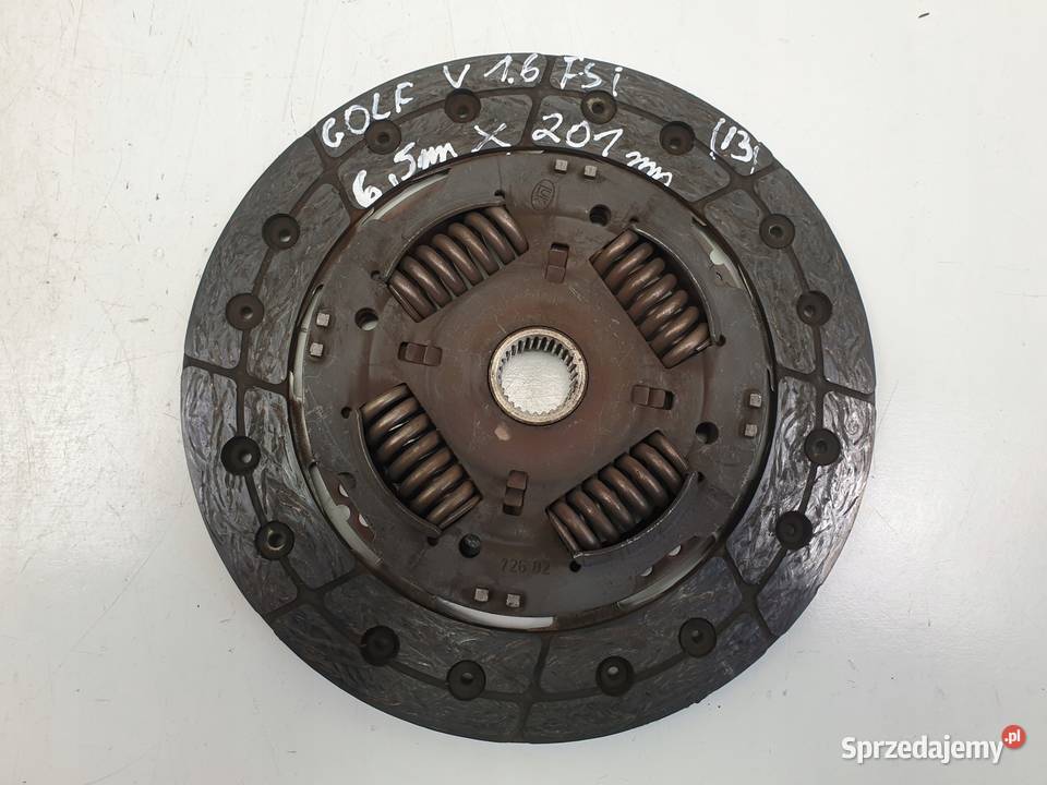 Vw Golf V 16 FSI TARCZA DOCISK sprzęgło osobowe Części samochodowe Chełm