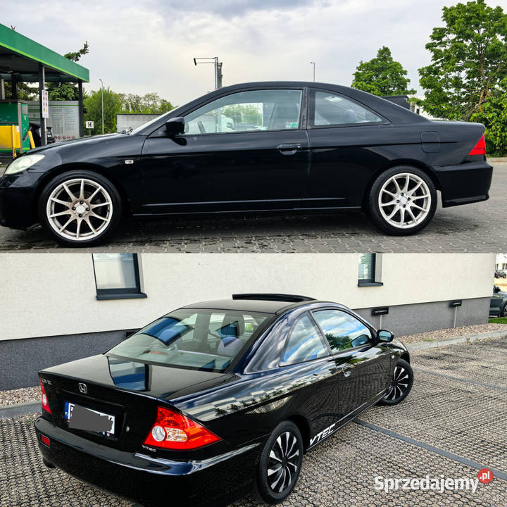 Honda Civic Coupe EM2 17 VTEC 2004 Świeża Klima Poznań