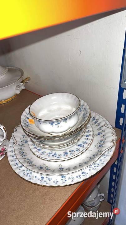 Talerz Memory Zane Royal Albert Niezapominajki Porcelana i szkło Gdańsk