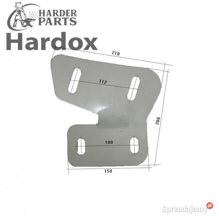 Uchwyt ścinacza HARDOX 19301P do pługa GREGOIRE nieuszkodzony Rolnictwo podlaskie Suwałki