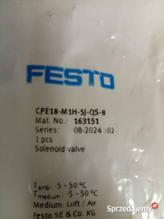 Elektrozawór pneumatyczny FESTO 52 Kraków