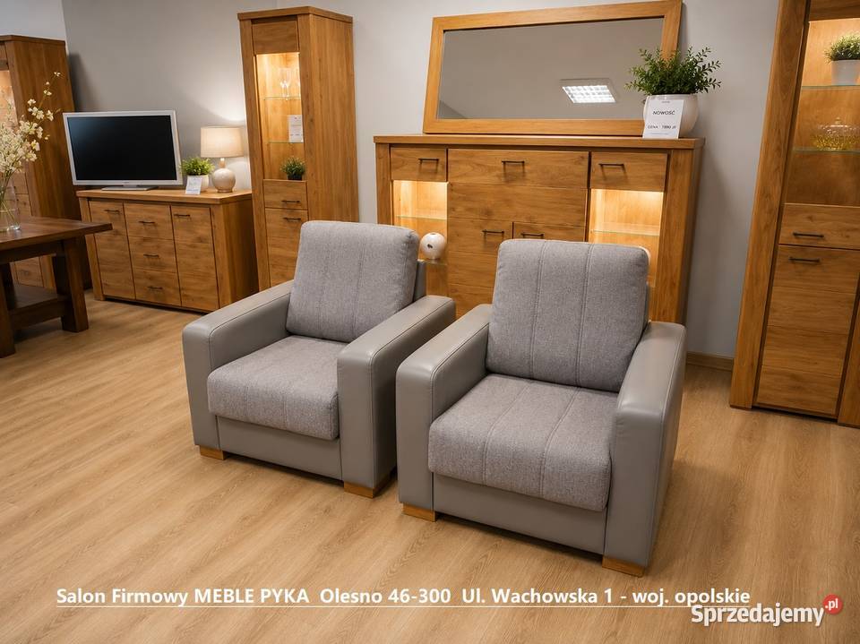 Nowy Fotel VEGAS 2 Tkanina WYPRZEDAŻ 70 Olesno sprzedam