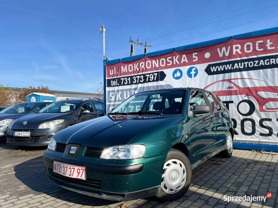Seat Ibiza 14 BenzynaPolski SalonKsiążka 60KM Wrocław
