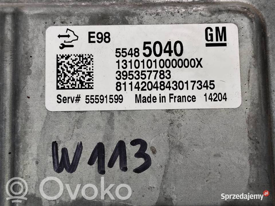 Opel Zafira C 16CDTI STEROWNIK KOMPUTER SILNIKA