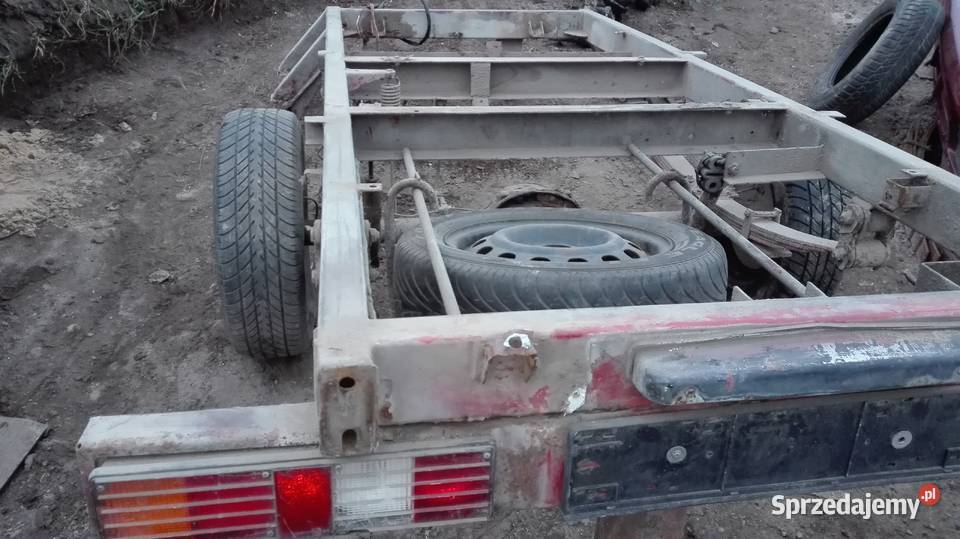 Przyczepa lawetka na motor 25 na 15 rama resory