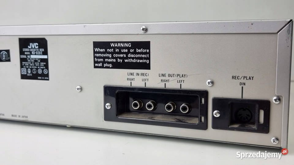 JVC KD D20 KDD20 magnetofon cassette deck Magnetofony Międzychód