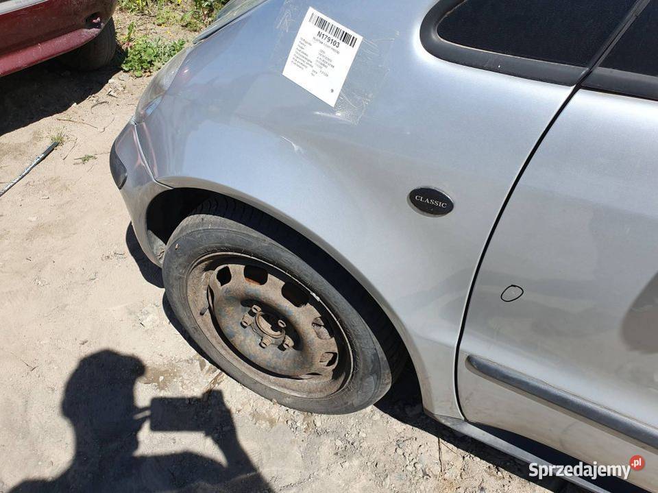 BŁOTNIK LEWY PRZÓD MERCEDES A KLASA W168 761 Pozostałe Lipno