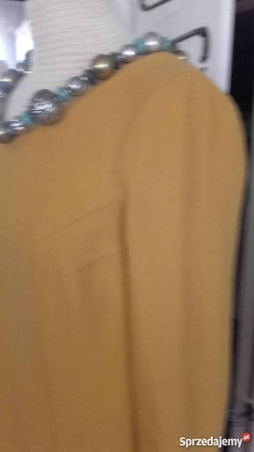 MUSZTARDOWA KASZMIROWA SEXI SUKIENKA r 42 Piła